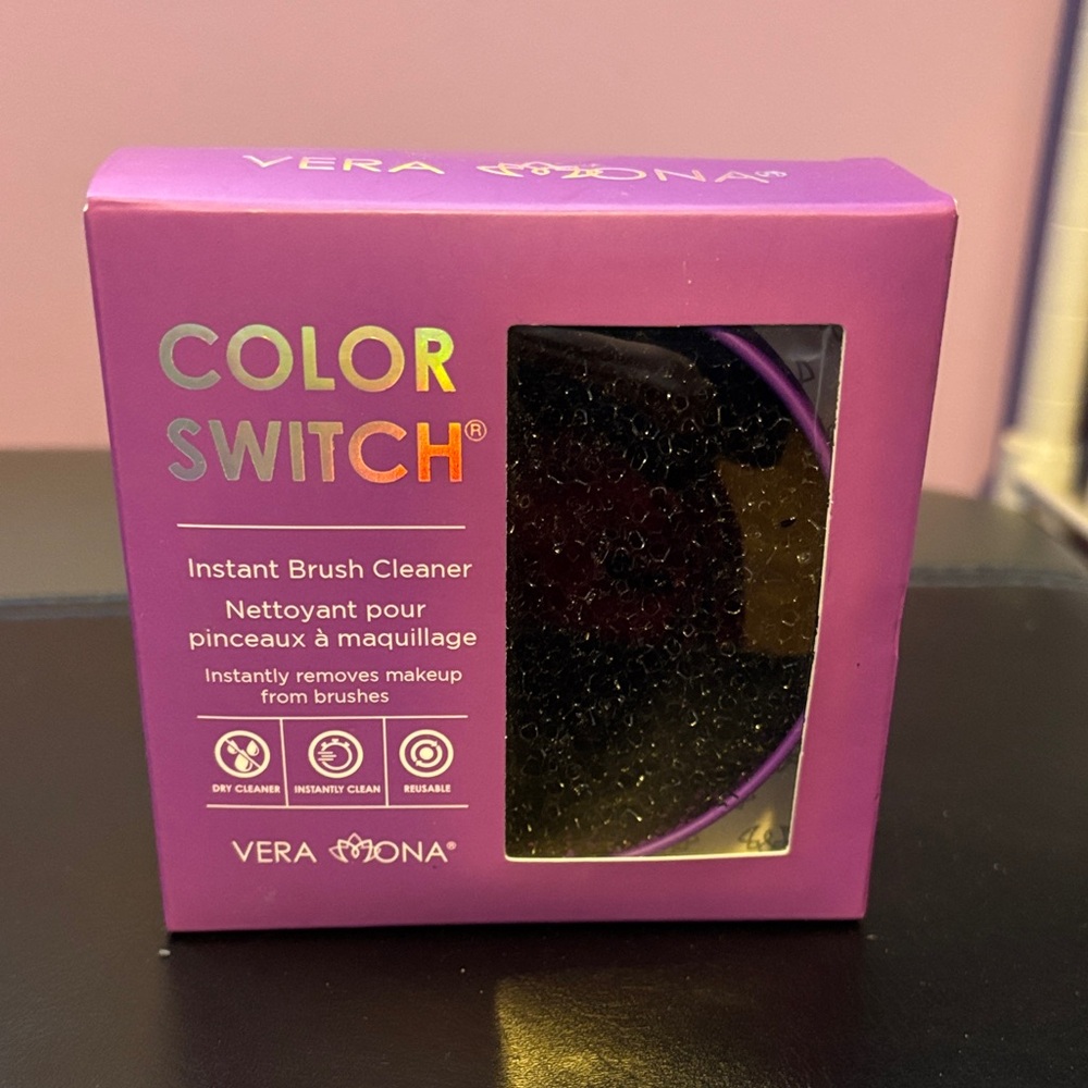 Vera Mona Color Switch Instant Brush Cleaner - Purple